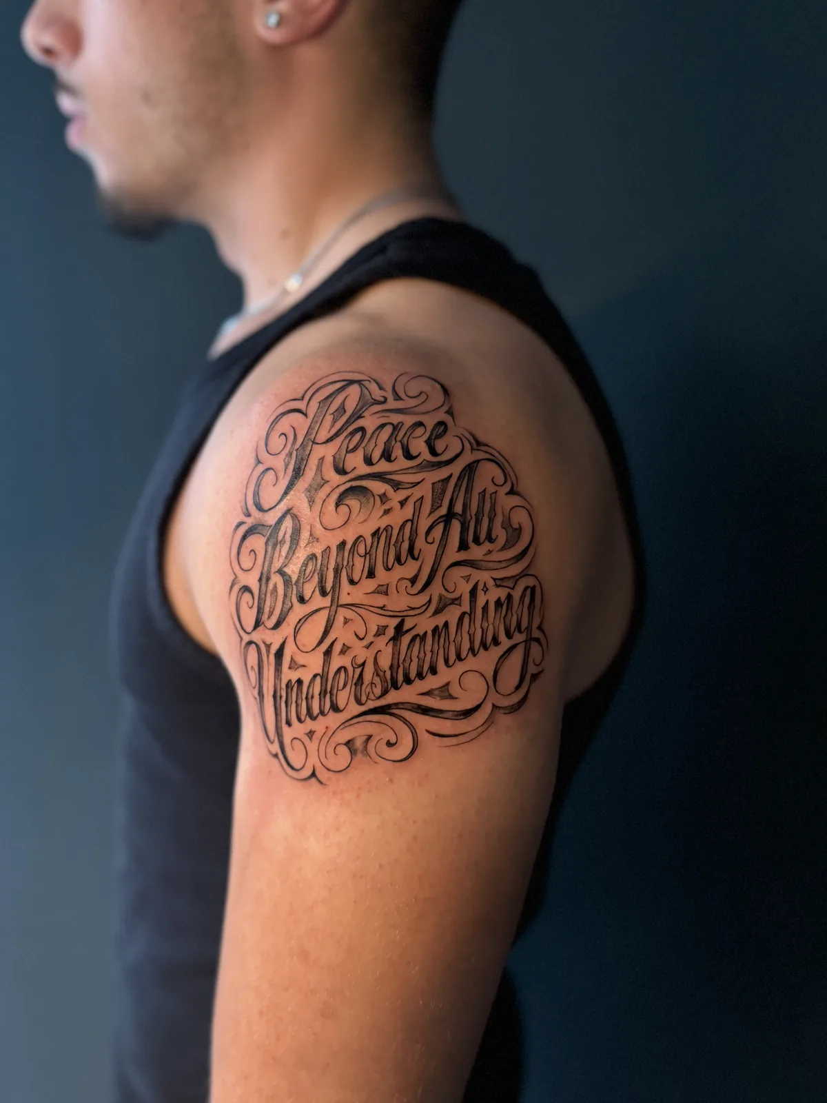 Lettering Tattoo Trustinkus Nürnberg