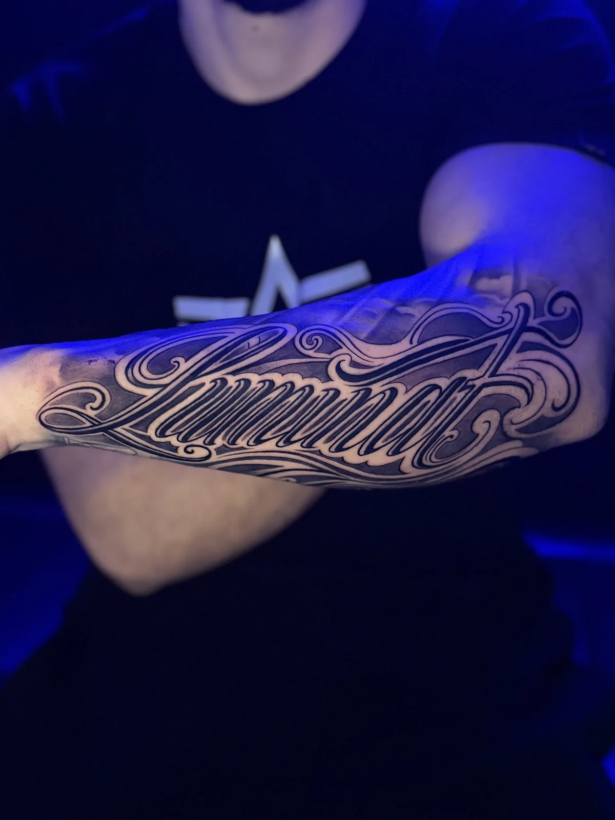 Lettering Tattoo Trustinkus Nürnberg