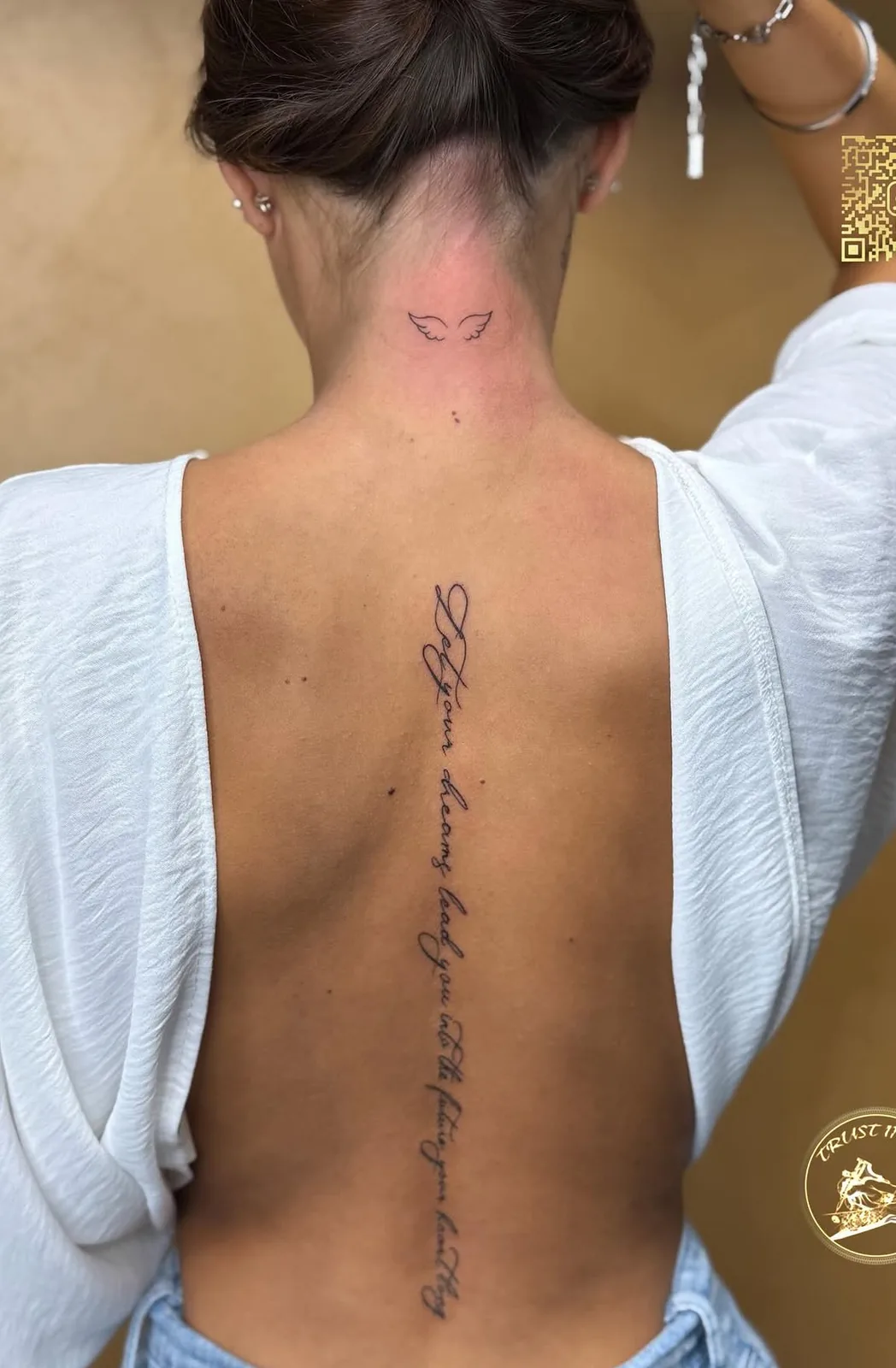 Lettering Tattoo Trustinkus Nürnberg