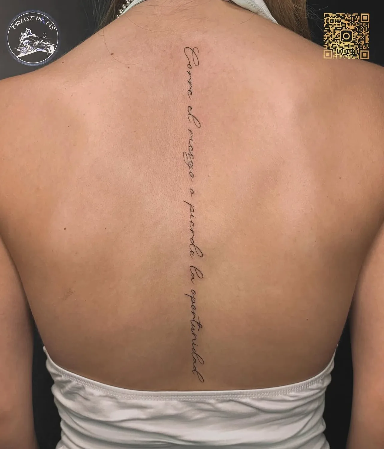 Lettering Tattoo Trustinkus Nürnberg