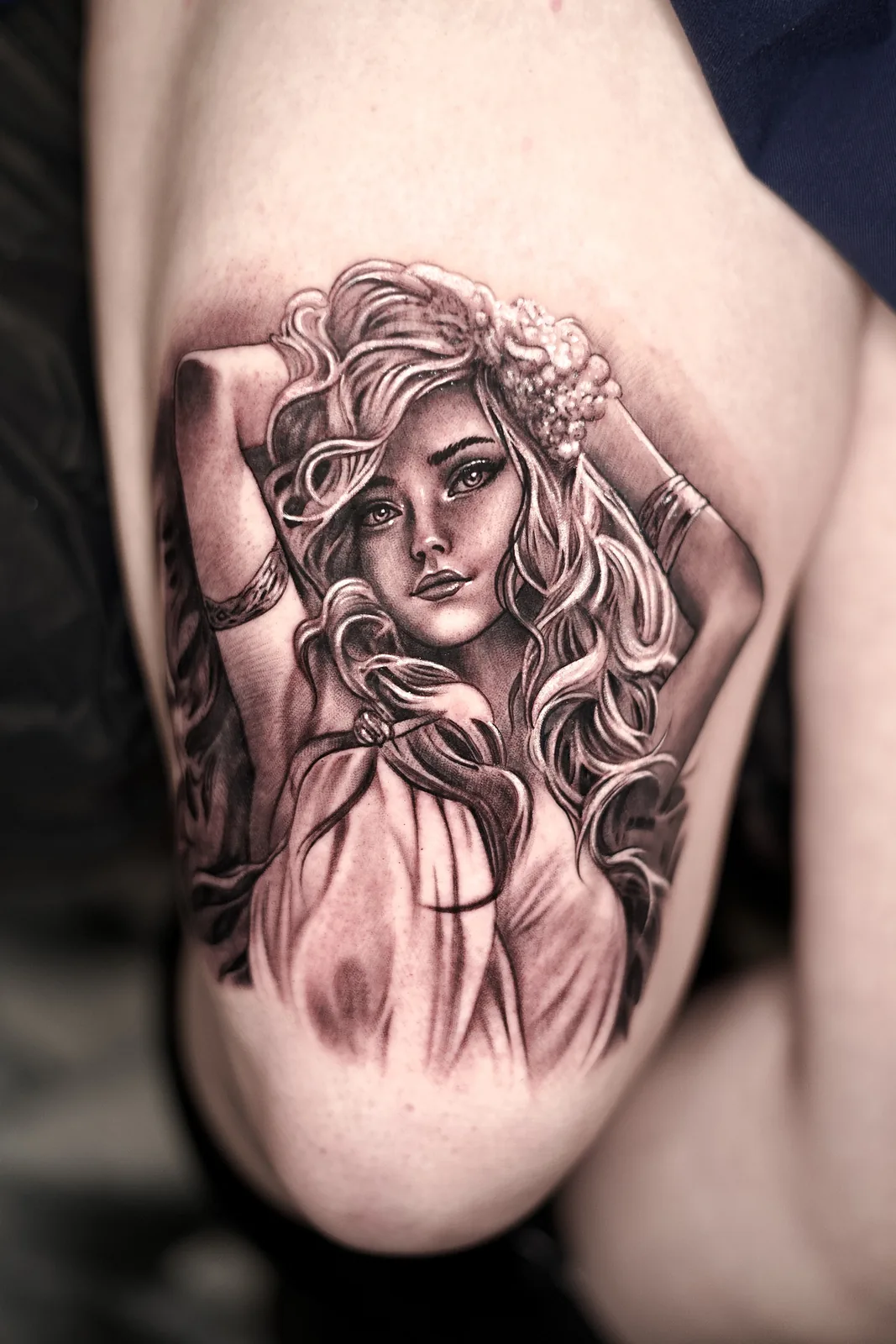 Realistic Tattoo Nürnberg – Frauenportrait